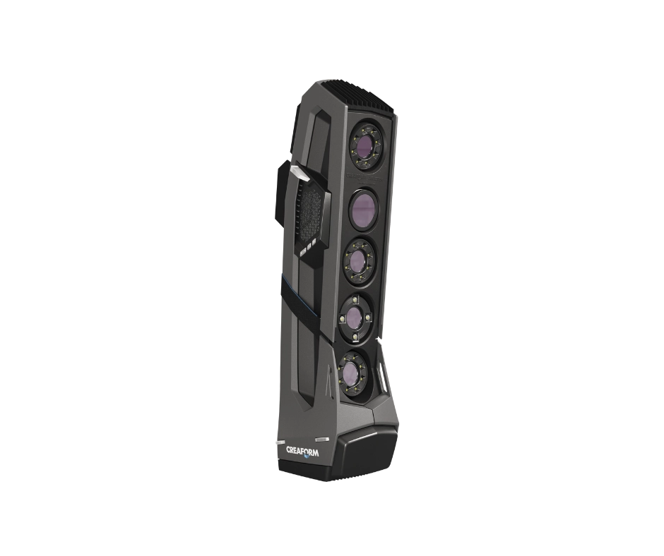 Håndholdt 3D-scanner værktøj med flere linser.