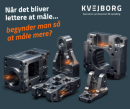 Præcisionsfræsede metalemner fra Kvejborg til maskinindustrien