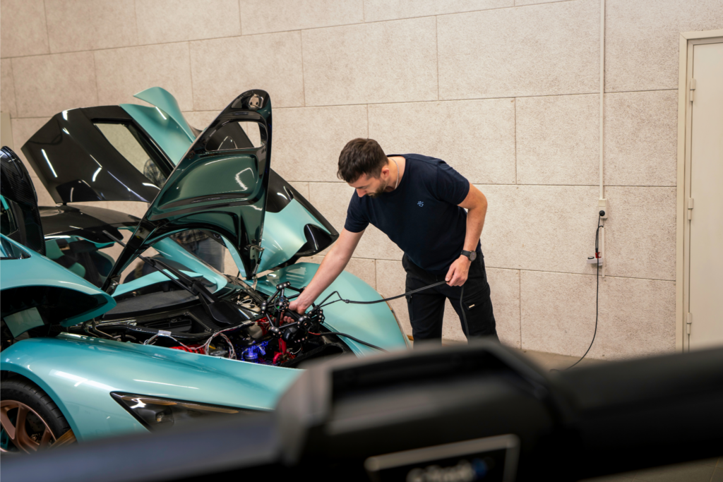 3D-scanning med Creaform MetraSCAN hos Zenvo Automotive