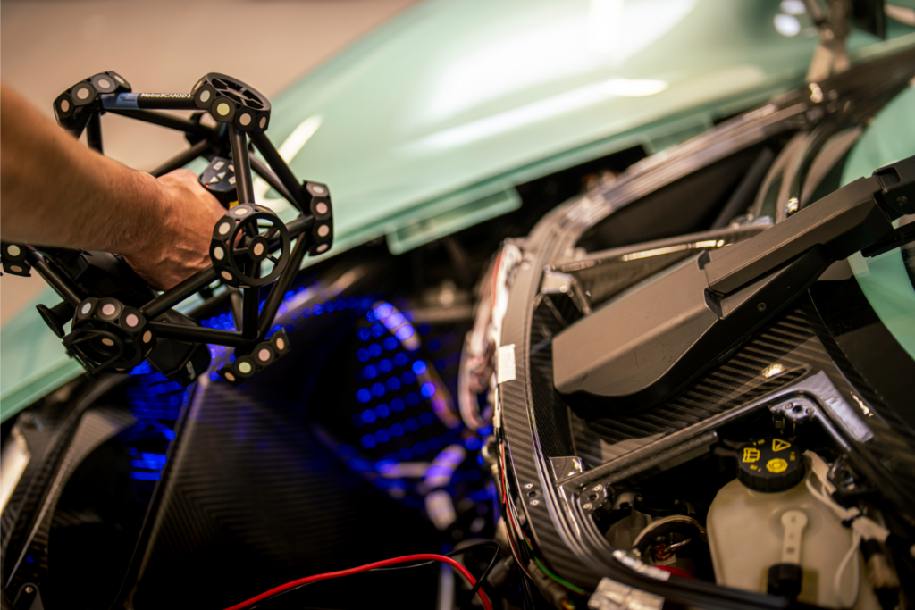 Creaform MetraSCAN bruges til 3D-scanning hos Zenvo Automotive